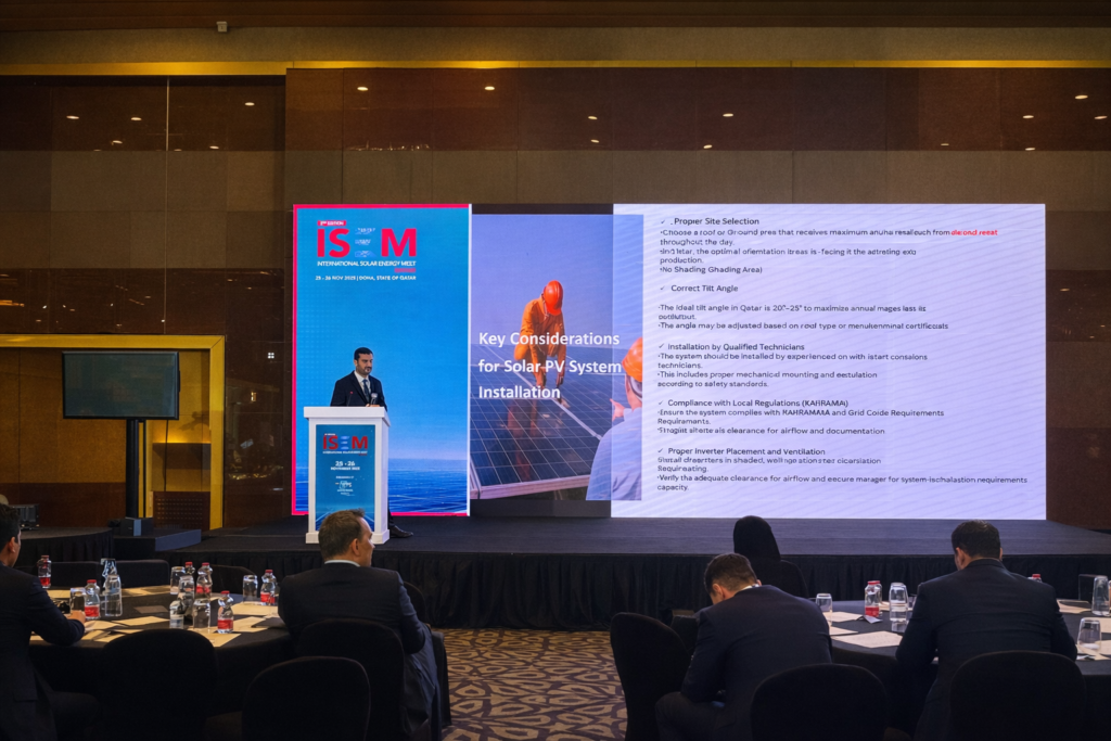 Metco Qatar Gold Sponsor at International Solar Energy Meet Qatar 2025 | Driving Solar Innovation in Qatar